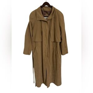 Jacqueline Ferrar Trench Coat Belted | Size 12 | Tan